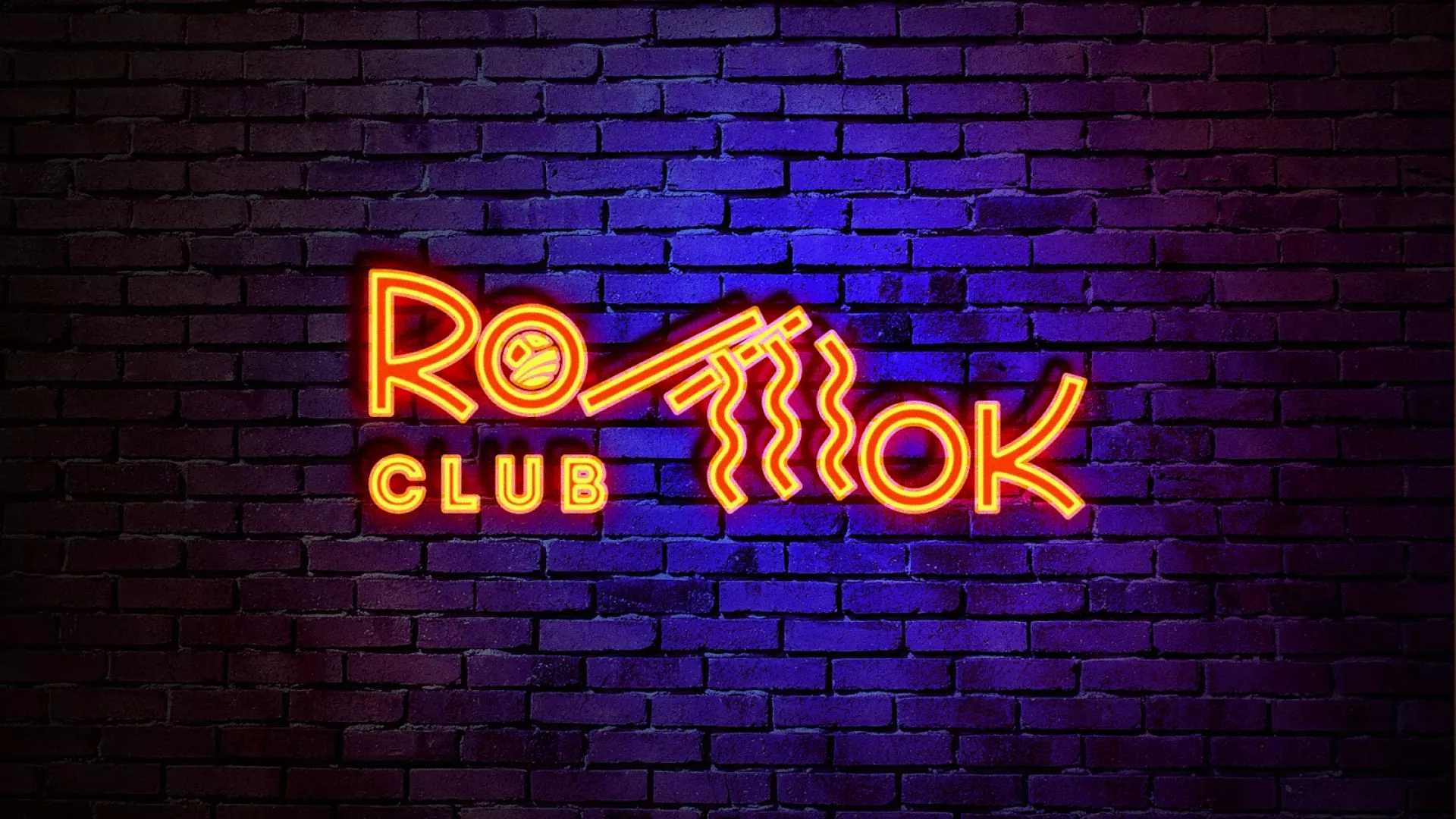 Разработка светящейся интерьерной вывески суши-бара «Roll Wok Club» в Новомосковске Разработка светящейся интерьерной вывески суши-бара «Roll Wok Club» в Новомосковске