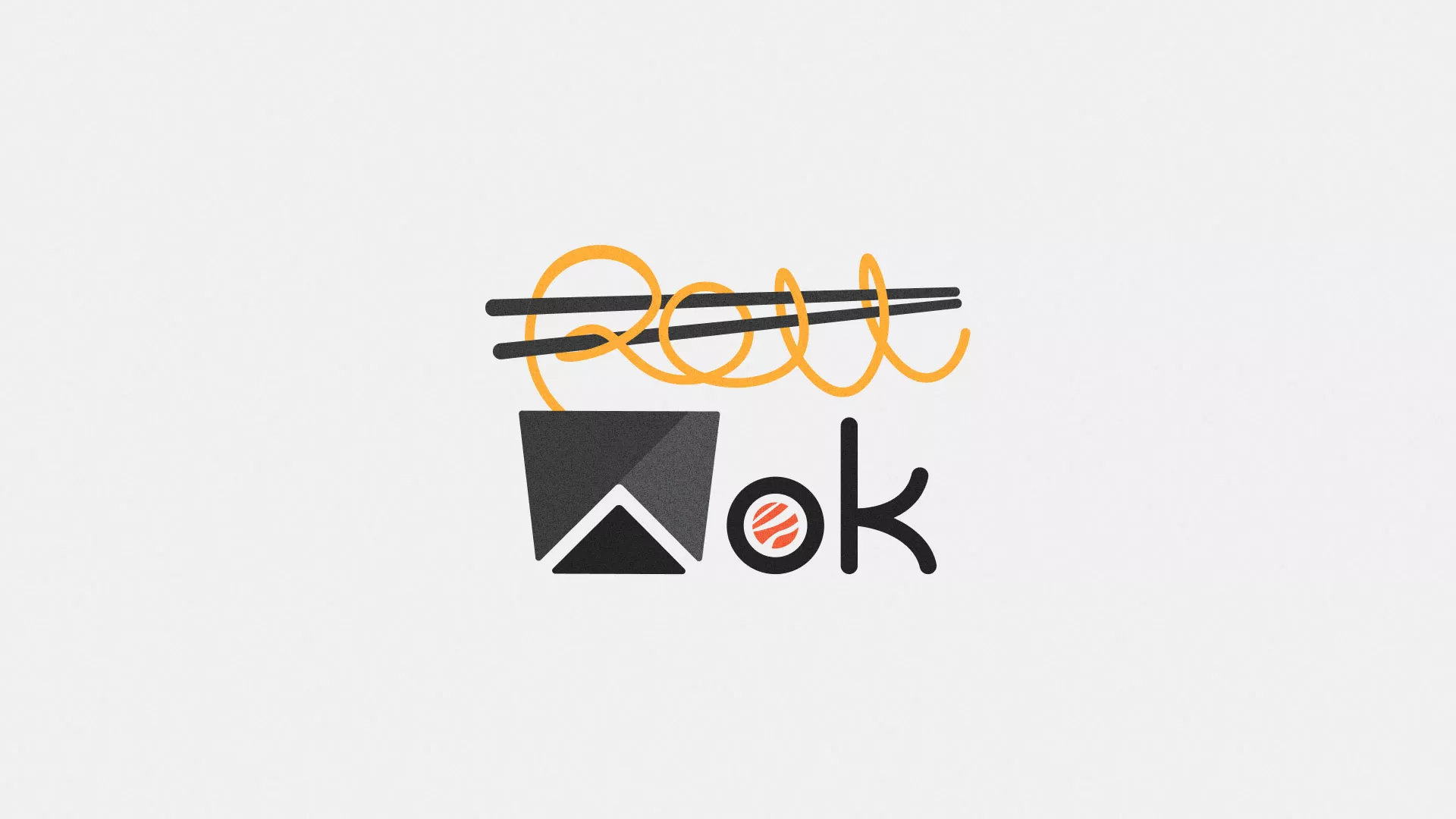 Разработка логотипа в Новомосковске для суши-бара «Roll Wok Club» Разработка логотипа в Новомосковске для суши-бара «Roll Wok Club»